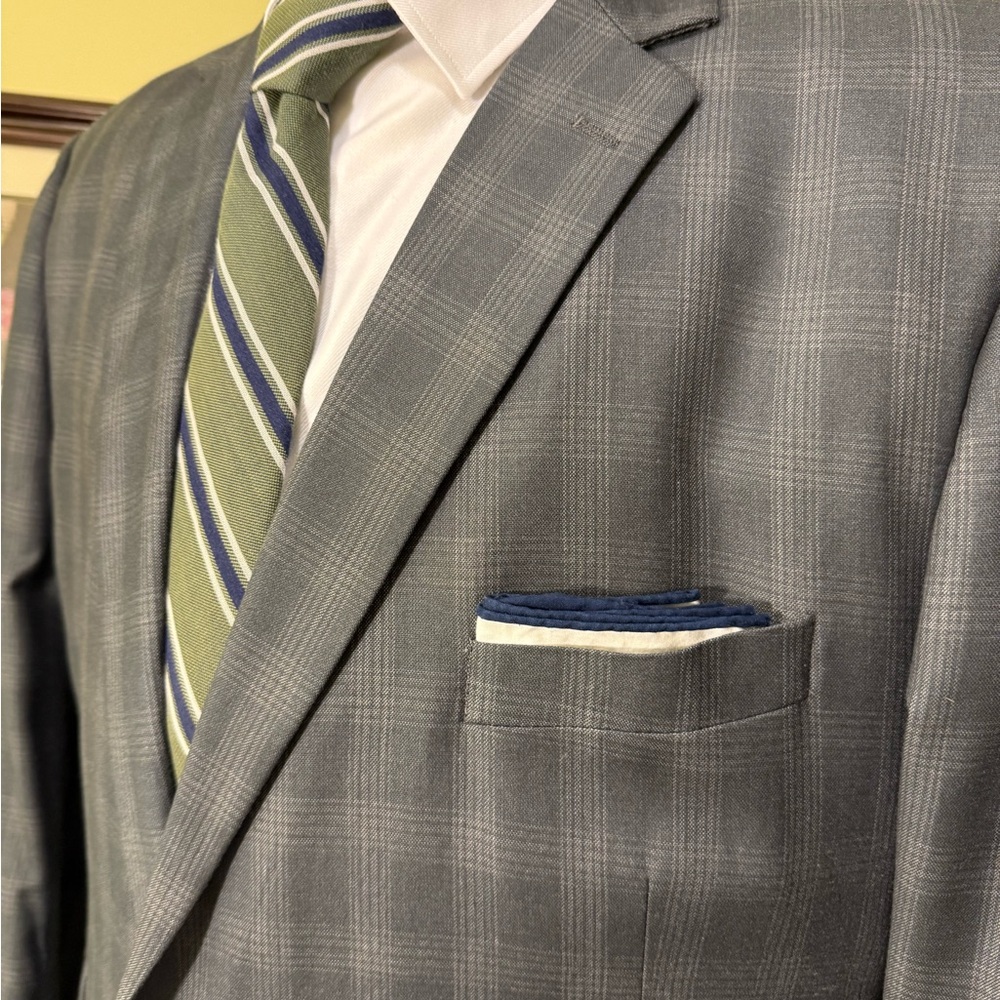 Pronto Uomo Gray Check 2-Piece Suit